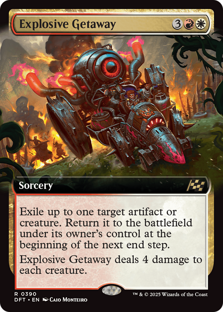 Explosive Getaway (Extended Art) [Aetherdrift] | Grognard Games