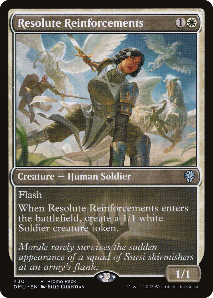 Resolute Reinforcements (Promo Pack) [Dominaria United Promos] | Grognard Games