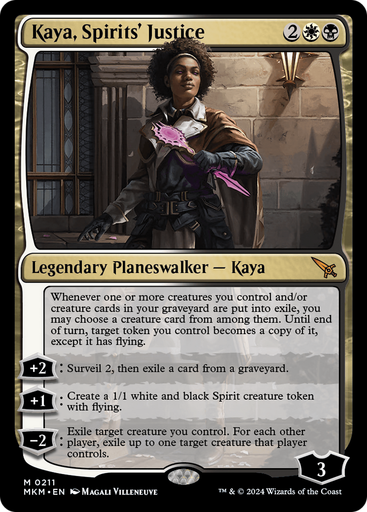Kaya, Spirits' Justice [Murders at Karlov Manor] | Grognard Games