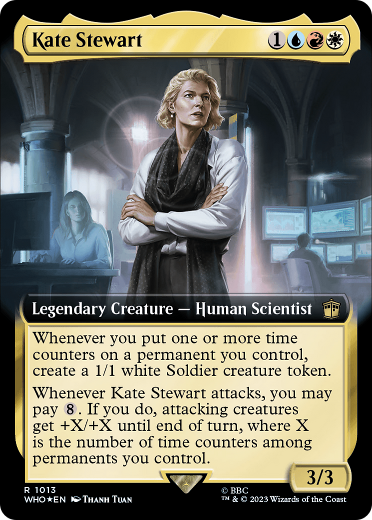 Kate Stewart (Extended Art) (Surge Foil) [Doctor Who] | Grognard Games