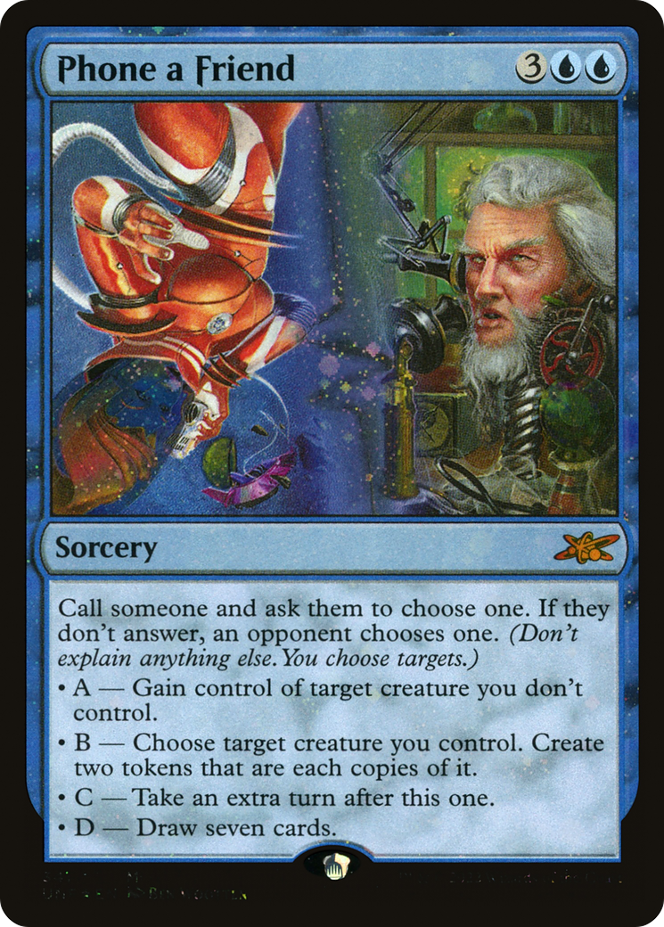Phone a Friend (Galaxy Foil) [Unfinity] | Grognard Games