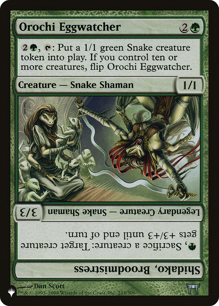 Orochi Eggwatcher // Shidako, Broodmistress [The List] | Grognard Games
