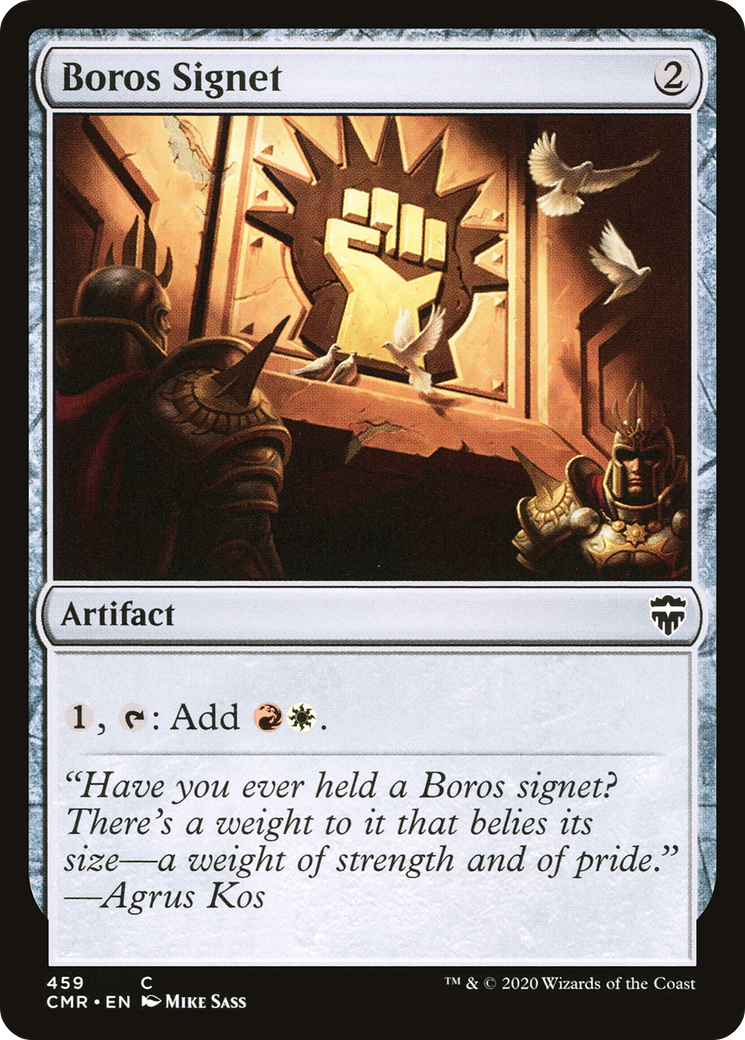 Boros Signet [Commander Legends] | Grognard Games