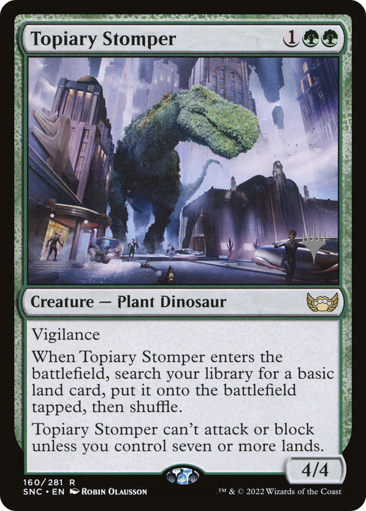 Topiary Stomper (Promo Pack) [Streets of New Capenna Promos] | Grognard Games