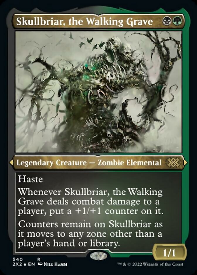 Skullbriar, the Walking Grave (Foil Etched) [Double Masters 2022] | Grognard Games