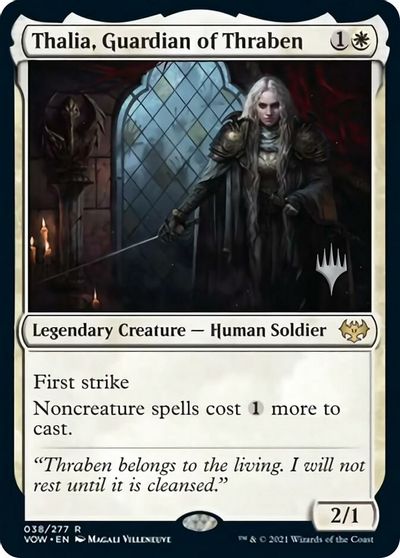 Thalia, Guardian of Thraben (Promo Pack) [Innistrad: Crimson Vow Promos] | Grognard Games