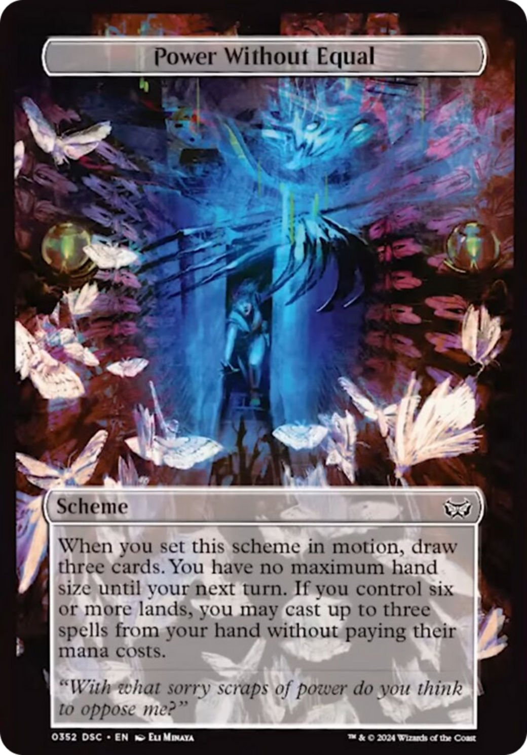 Power Without Equal (Full Art) [Duskmourn: Archenemy] | Grognard Games