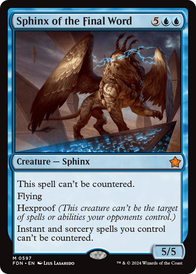 Sphinx of the Final Word [Foundations] | Grognard Games