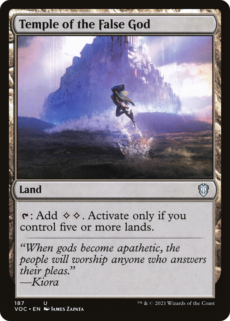 Temple of the False God [Innistrad: Crimson Vow Commander] | Grognard Games