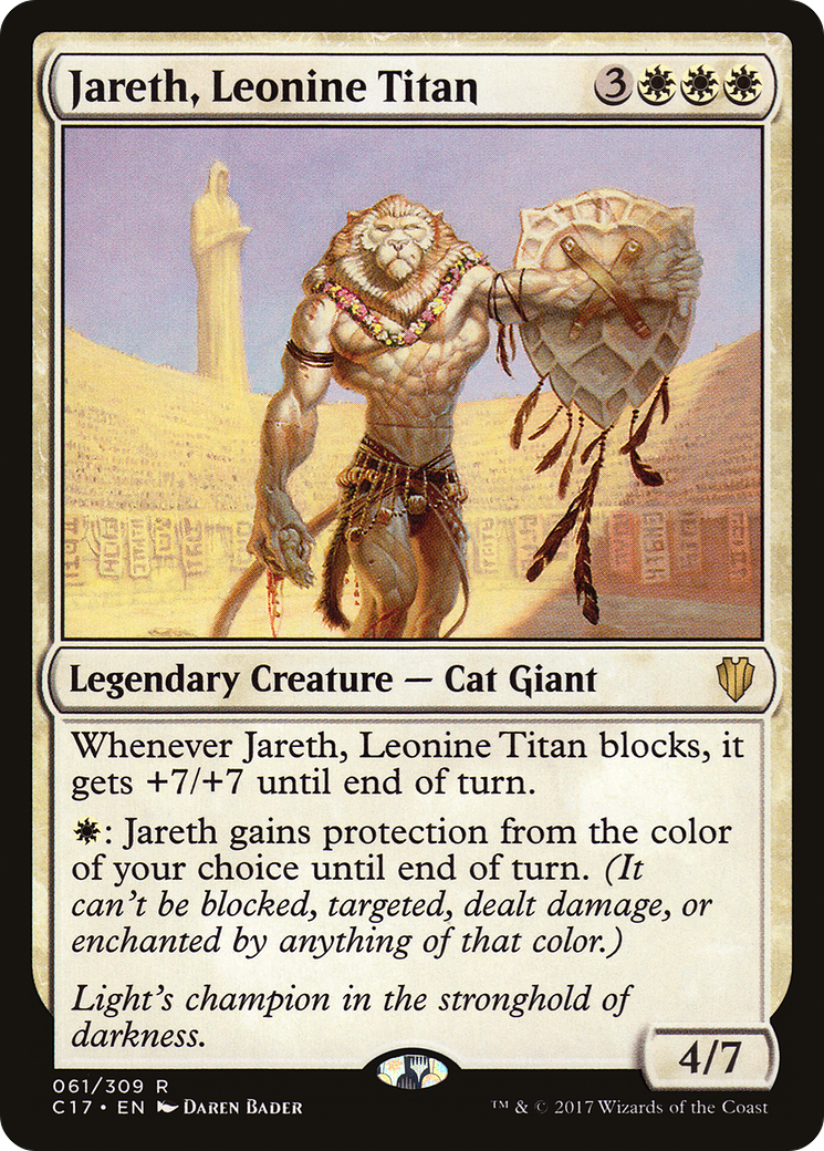 Jareth, Leonine Titan [Commander 2017] | Grognard Games