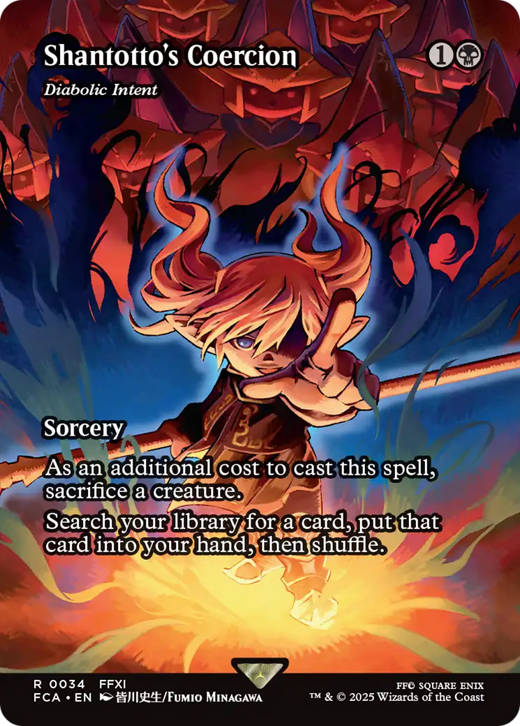 Shantotto's Coercion - Diabolic Intent (Showcase) (FCA-034) - FINAL FANTASY: Through the Ages | Grognard Games
