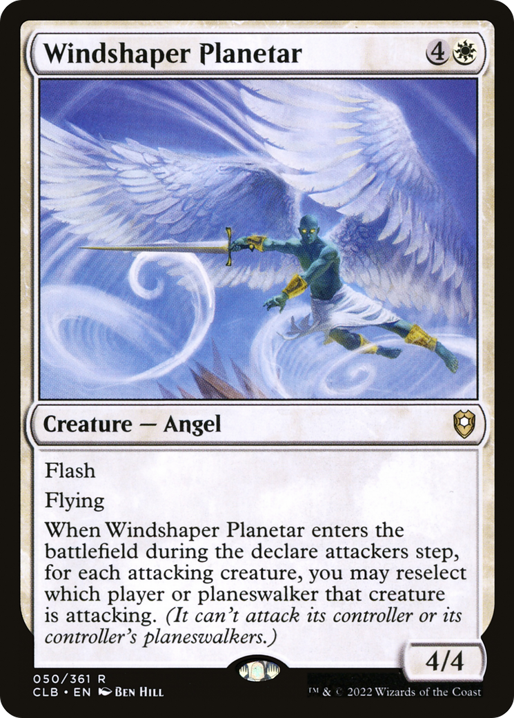 Windshaper Planetar [Commander Legends: Battle for Baldur's Gate] | Grognard Games