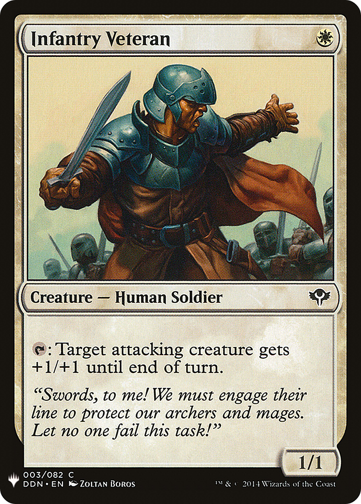 Infantry Veteran [Mystery Booster] | Grognard Games