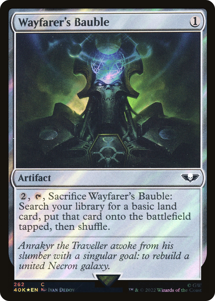 Wayfarer's Bauble (262) (Surge Foil) [Universes Beyond: Warhammer 40,000] | Grognard Games