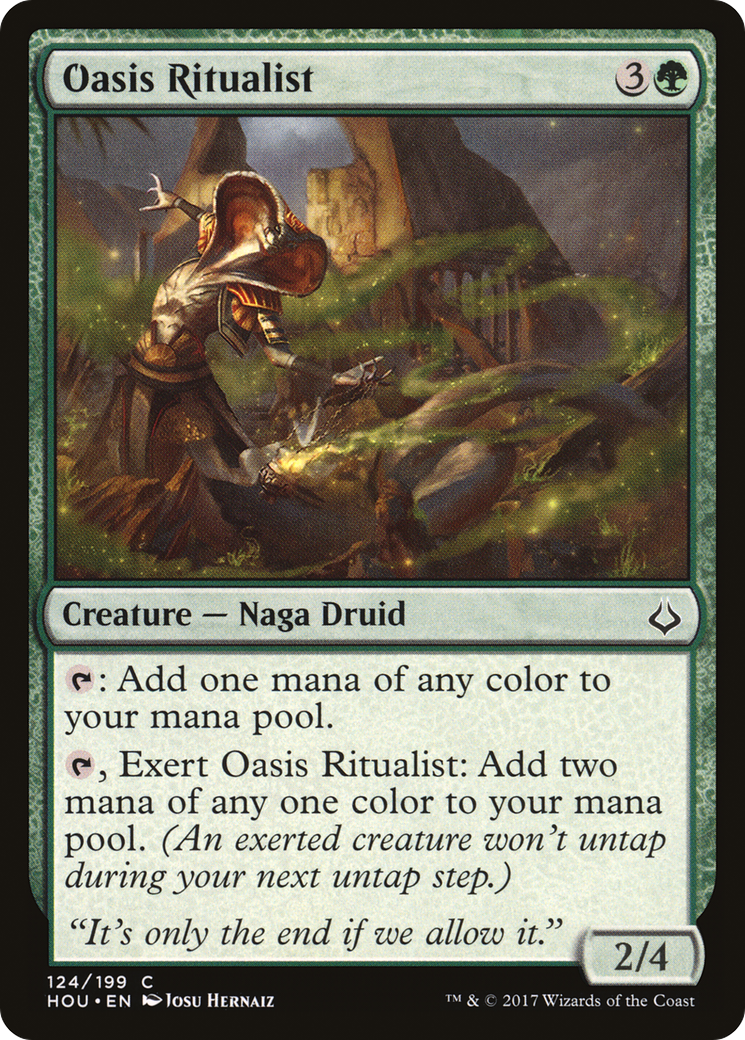 Oasis Ritualist [Hour of Devastation] | Grognard Games