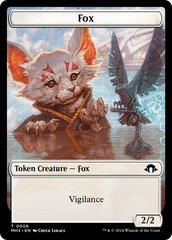 Phyrexian Germ // Fox Double-Sided Token [Modern Horizons 3 Tokens] | Grognard Games