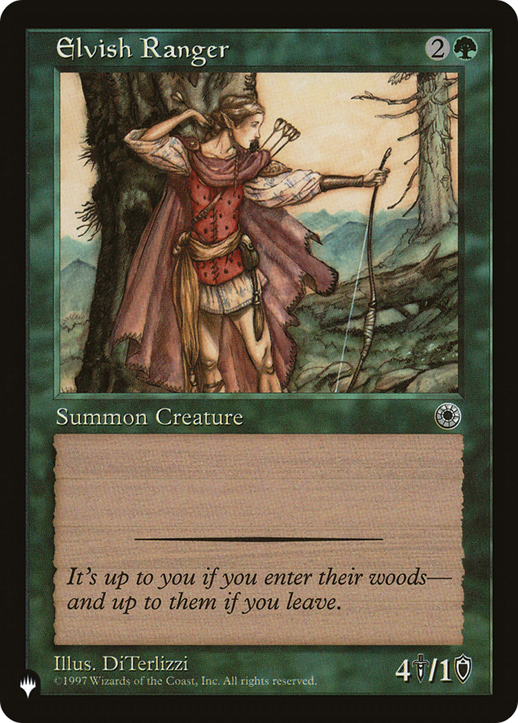 Elvish Ranger [The List] | Grognard Games