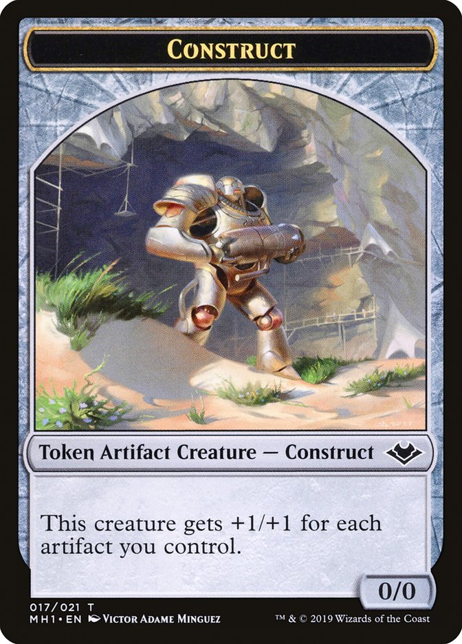 Bird (003) // Construct (017) Double-Sided Token [Modern Horizons Tokens] | Grognard Games