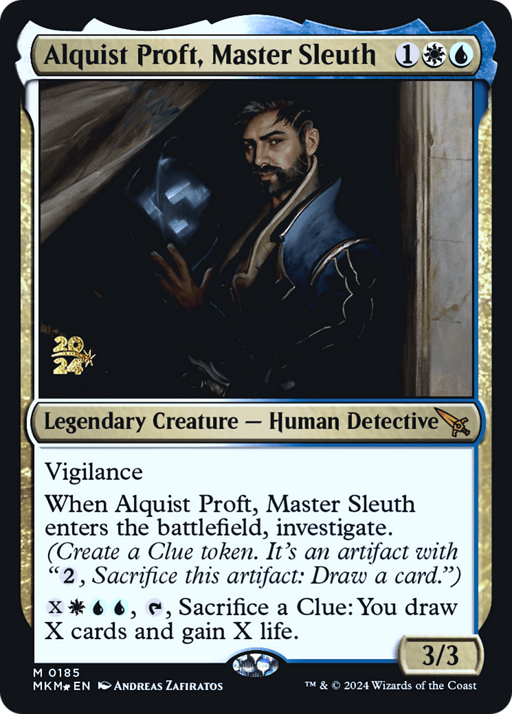 Alquist Proft, Master Sleuth [Murders at Karlov Manor Prerelease Promos] | Grognard Games