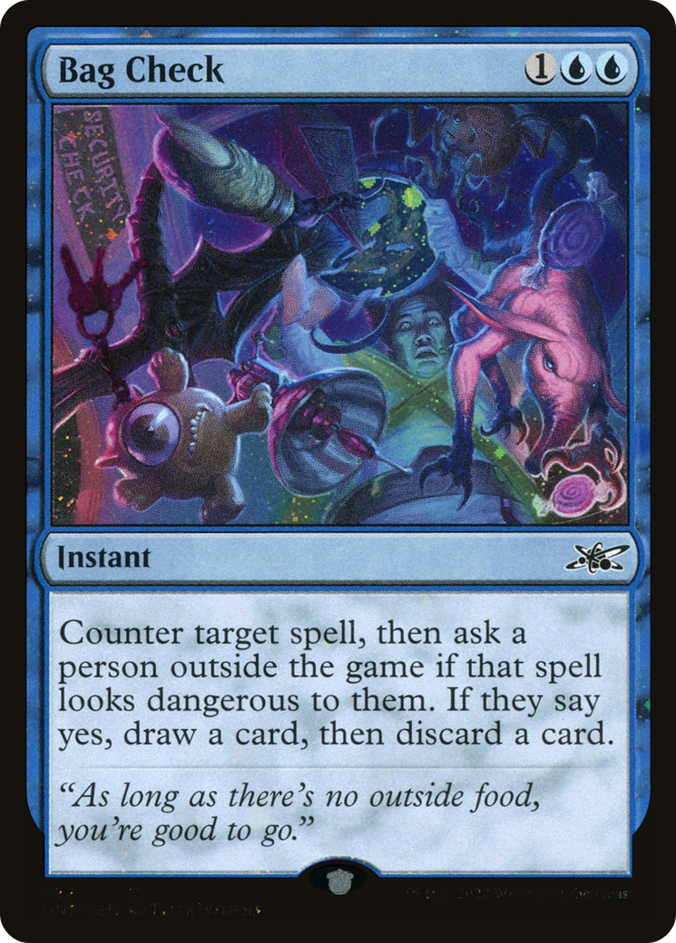 Bag Check (Galaxy Foil) [Unfinity] | Grognard Games