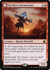 Reckless Stormseeker // Storm-Charged Slasher [Innistrad: Midnight Hunt] | Grognard Games