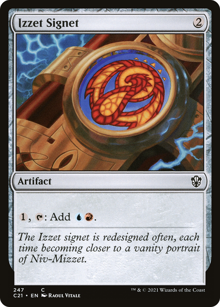 Izzet Signet [Commander 2021] | Grognard Games