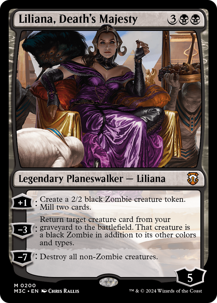 Liliana, Death's Majesty (Ripple Foil) [Modern Horizons 3 Commander] | Grognard Games