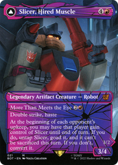 Slicer, Hired Muscle // Slicer, High-Speed Antagonist (Shattered Glass) [Universes Beyond: Transformers] | Grognard Games