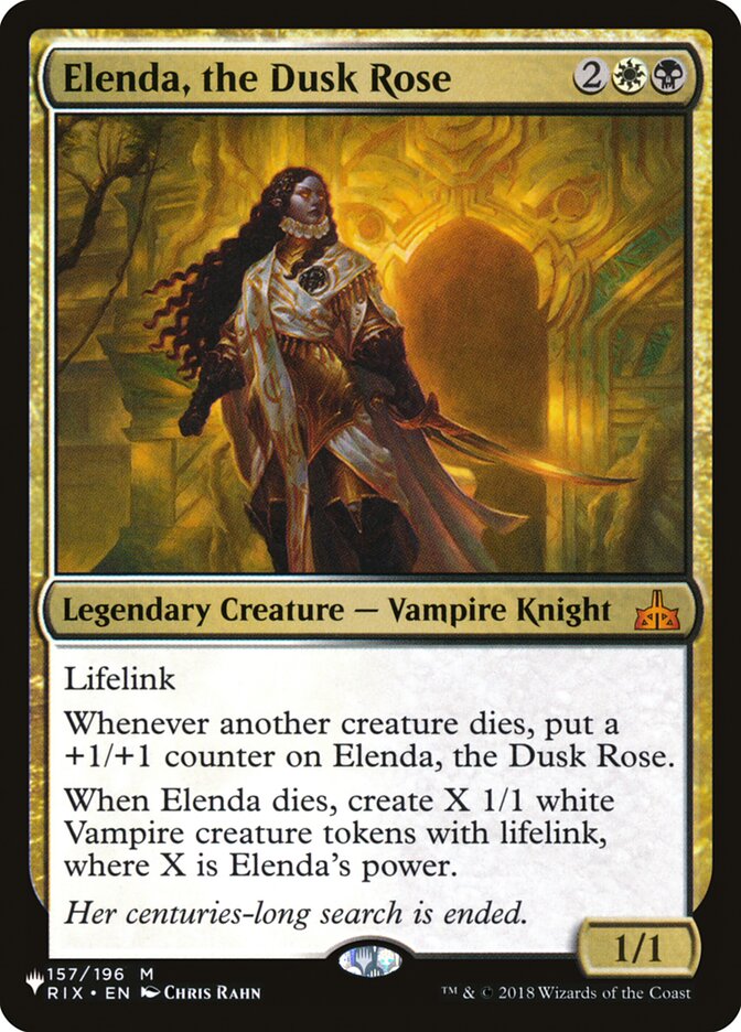 Elenda, the Dusk Rose [The List] | Grognard Games