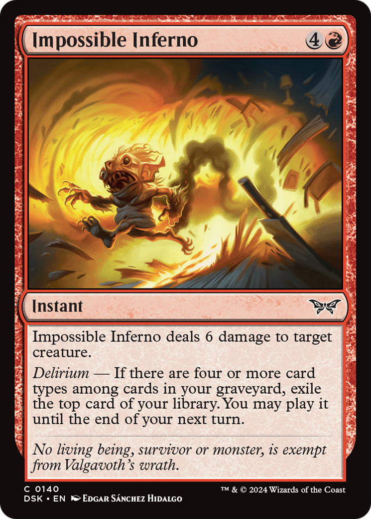 Impossible Inferno [Duskmourn: House of Horror] | Grognard Games