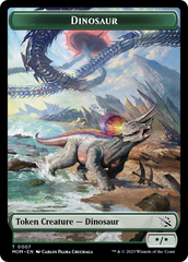 Treasure (21) // Dinosaur Double-Sided Token [March of the Machine Tokens] | Grognard Games