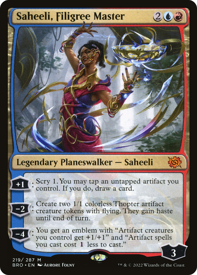 Saheeli, Filigree Master [The Brothers' War] | Grognard Games