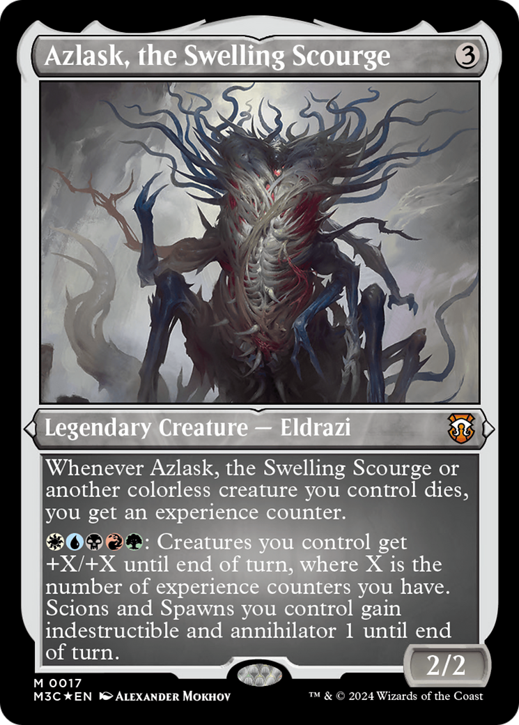 Azlask, the Swelling Scourge (Foil Etched) [Modern Horizons 3 Commander] | Grognard Games