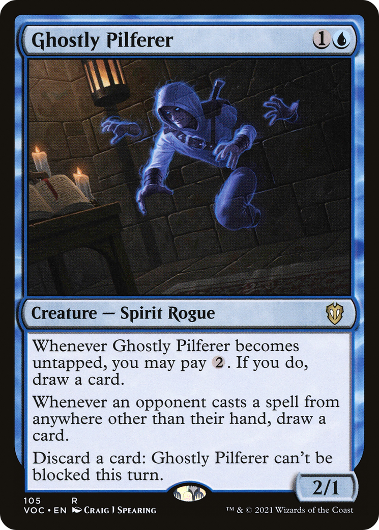 Ghostly Pilferer [Innistrad: Crimson Vow Commander] | Grognard Games