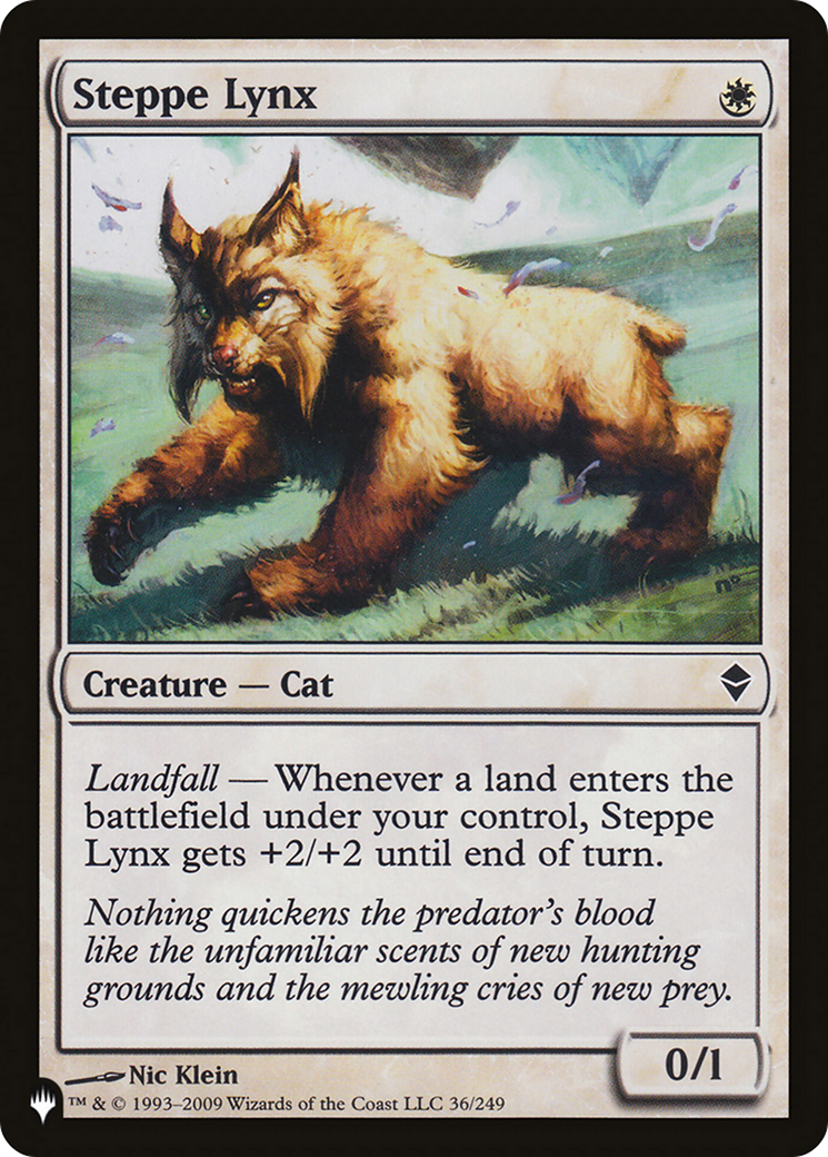 Steppe Lynx [The List] | Grognard Games