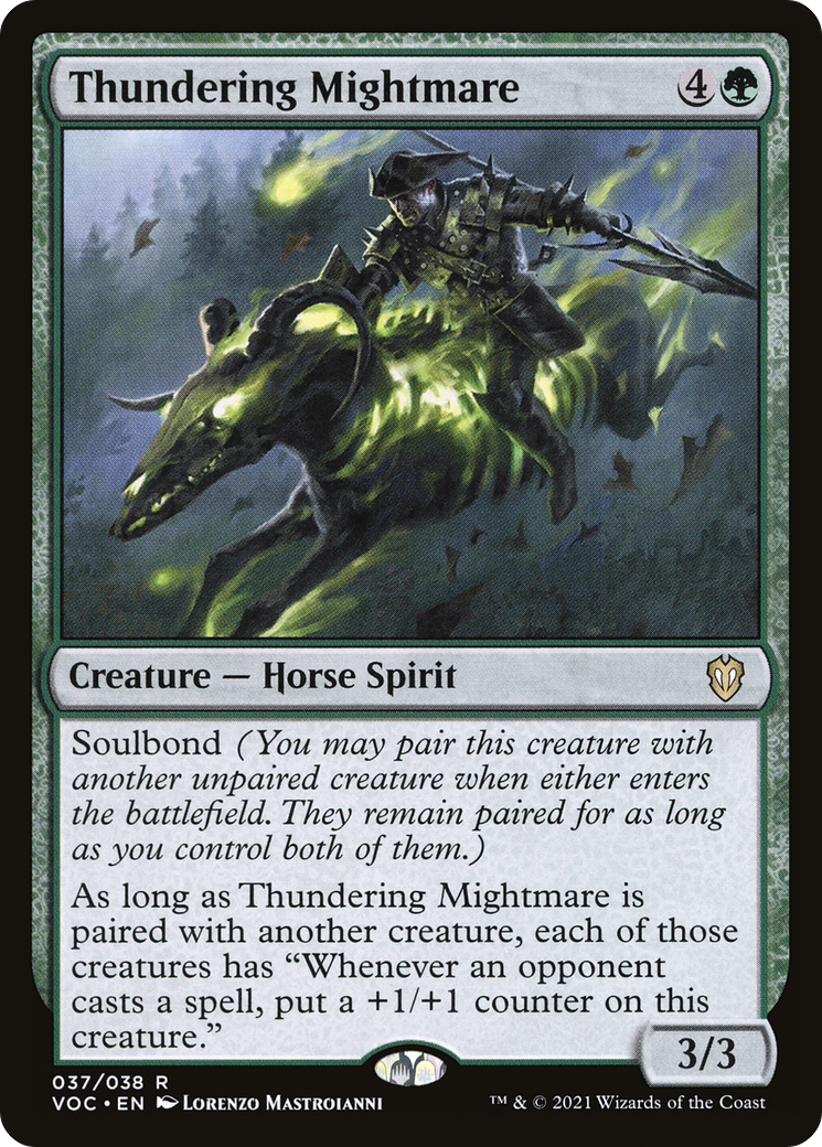 Thundering Mightmare [Innistrad: Crimson Vow Commander] | Grognard Games