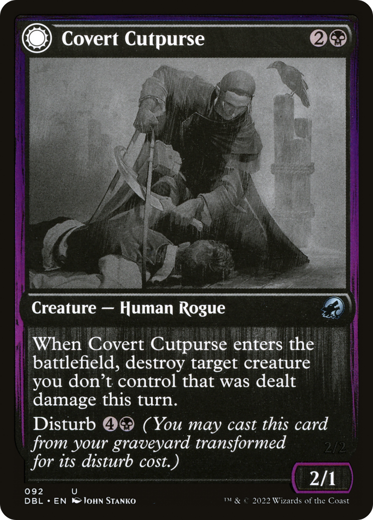 Covert Cutpurse // Covetous Geist [Innistrad: Double Feature] | Grognard Games