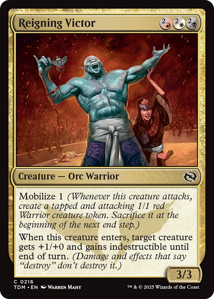 Reigning Victor [Tarkir: Dragonstorm] | Grognard Games