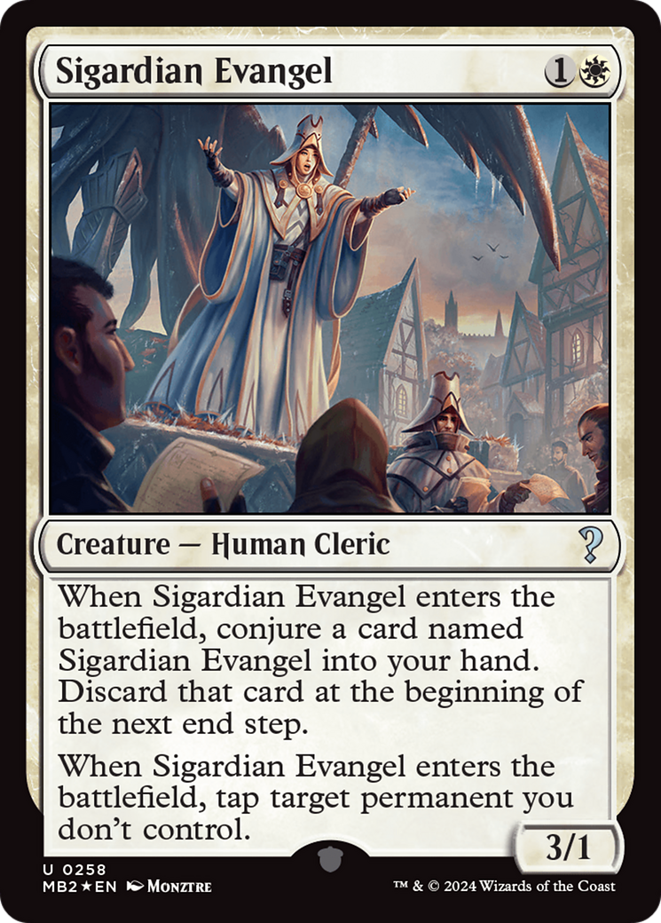 Sigardian Evangel [Mystery Booster 2] | Grognard Games