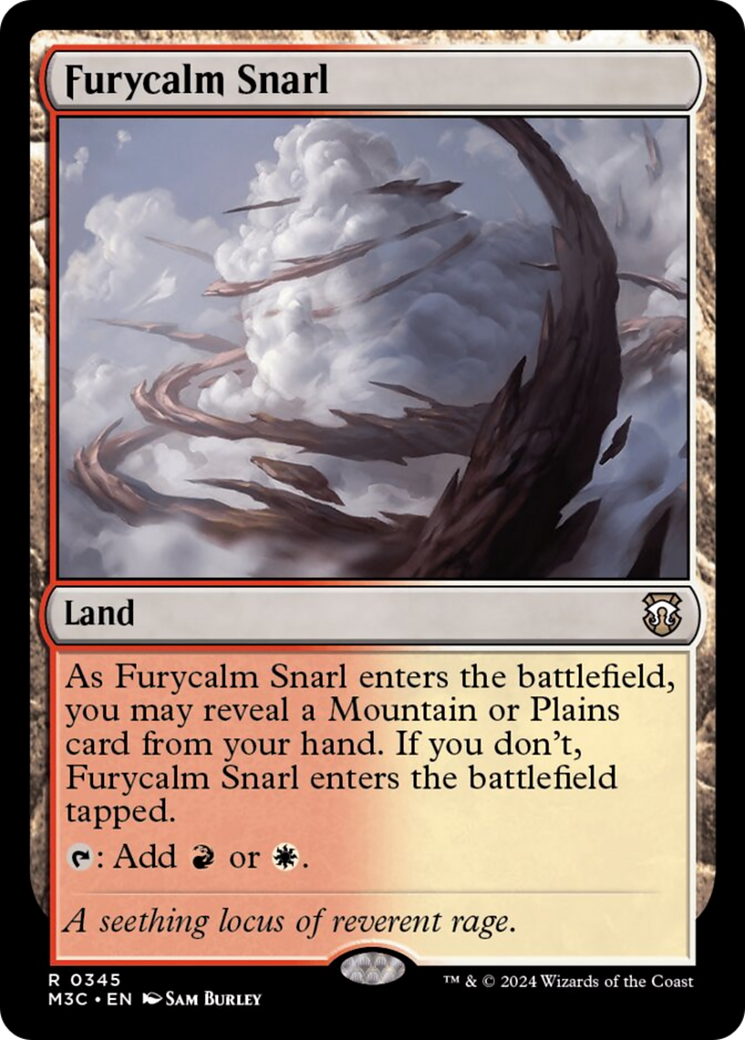 Furycalm Snarl (Ripple Foil) [Modern Horizons 3 Commander] | Grognard Games