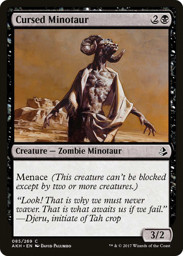 Cursed Minotaur [Amonkhet] | Grognard Games