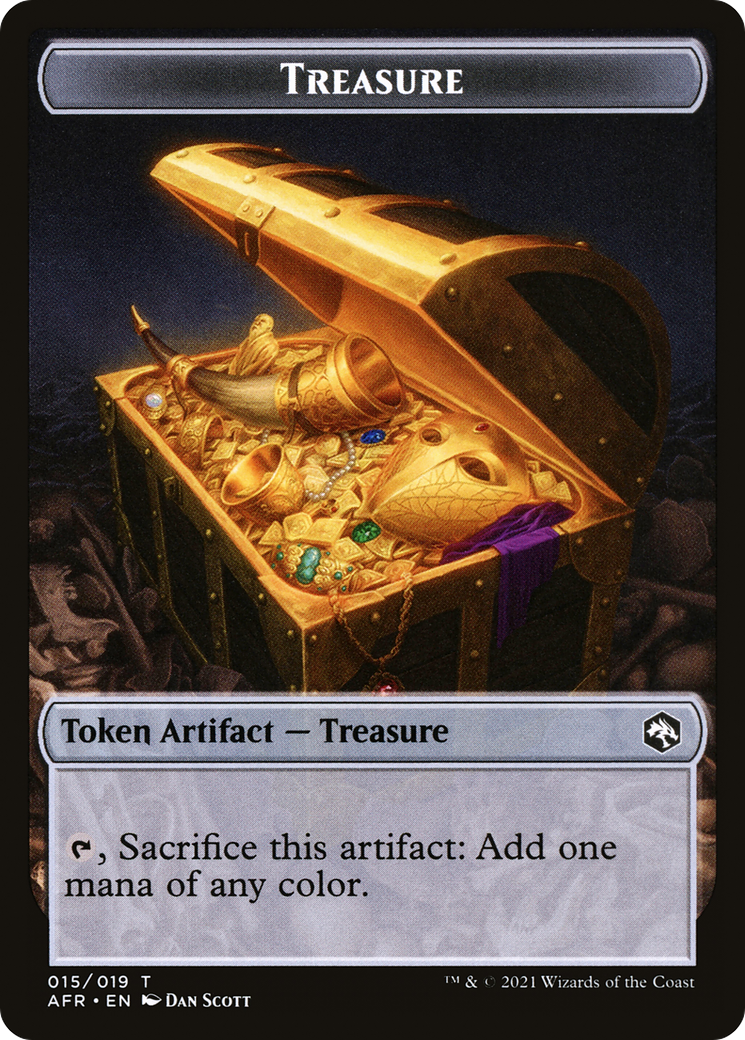 Treasure (AFR-015) - Adventures in the Forgotten Realms Tokens Foil | Grognard Games