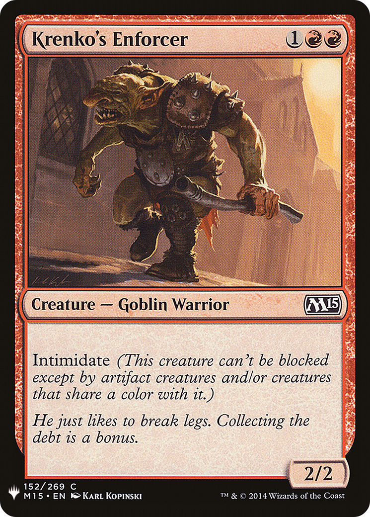 Krenko's Enforcer [Mystery Booster] | Grognard Games