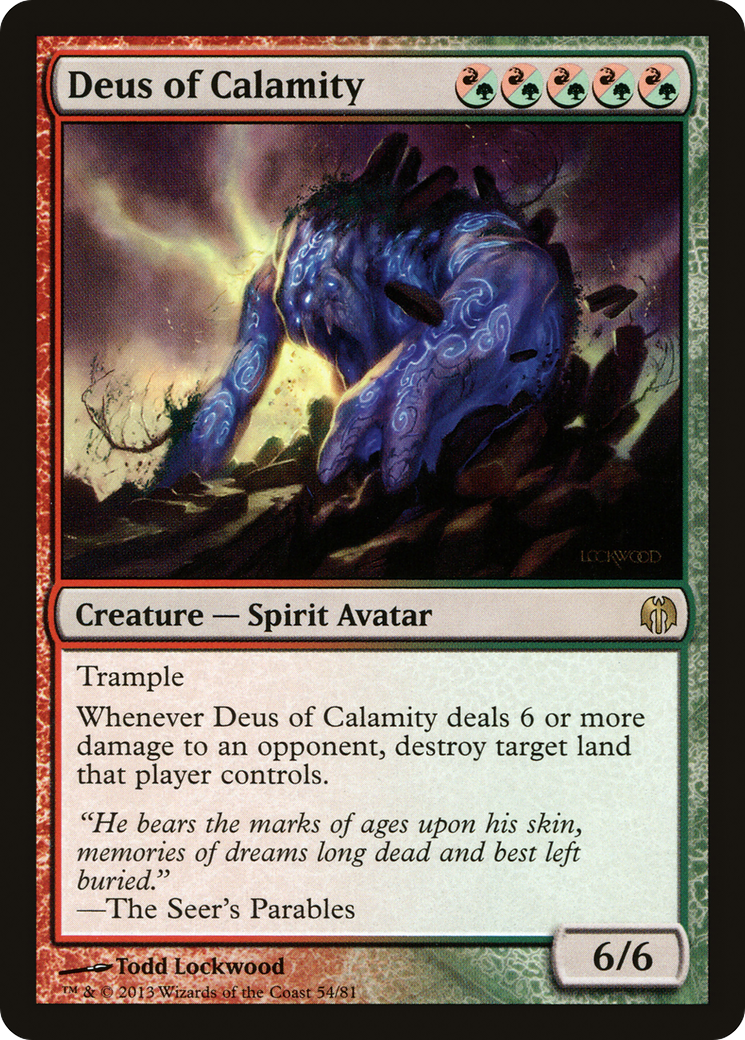 Deus of Calamity [Duel Decks: Heroes vs. Monsters] | Grognard Games