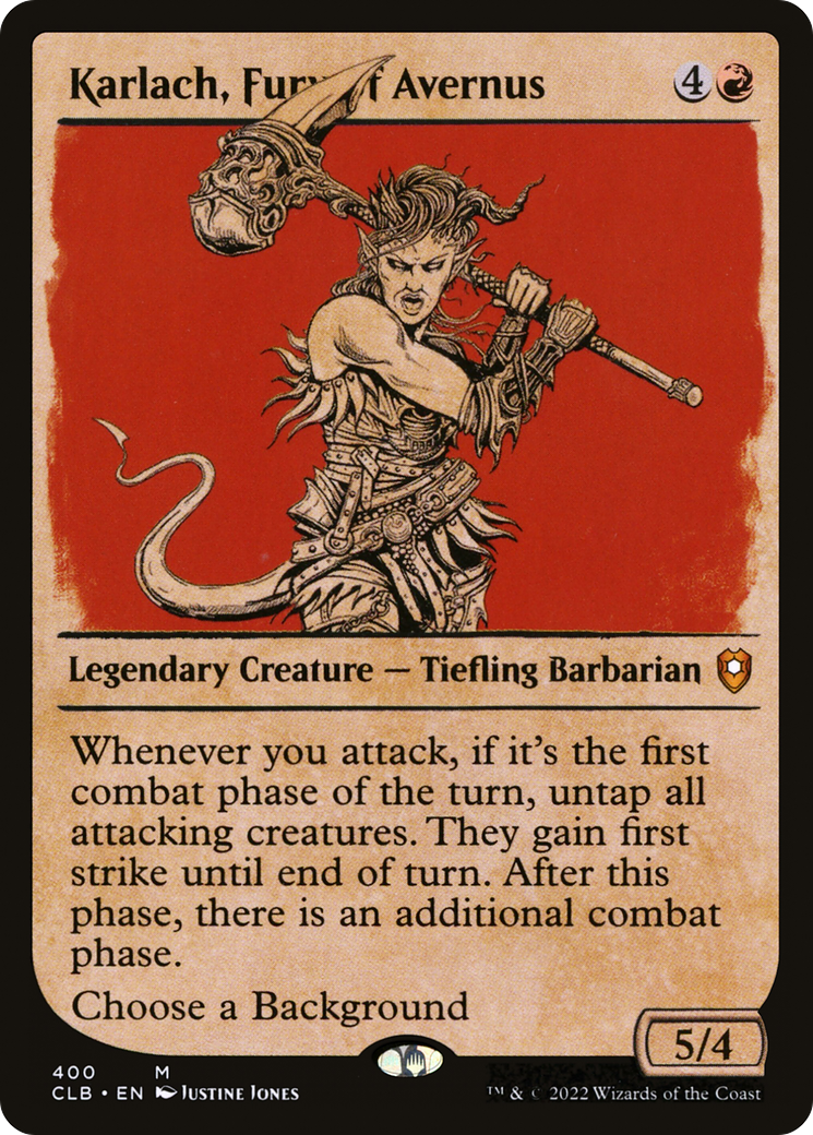 Karlach, Fury of Avernus (Showcase) [Commander Legends: Battle for Baldur's Gate] | Grognard Games