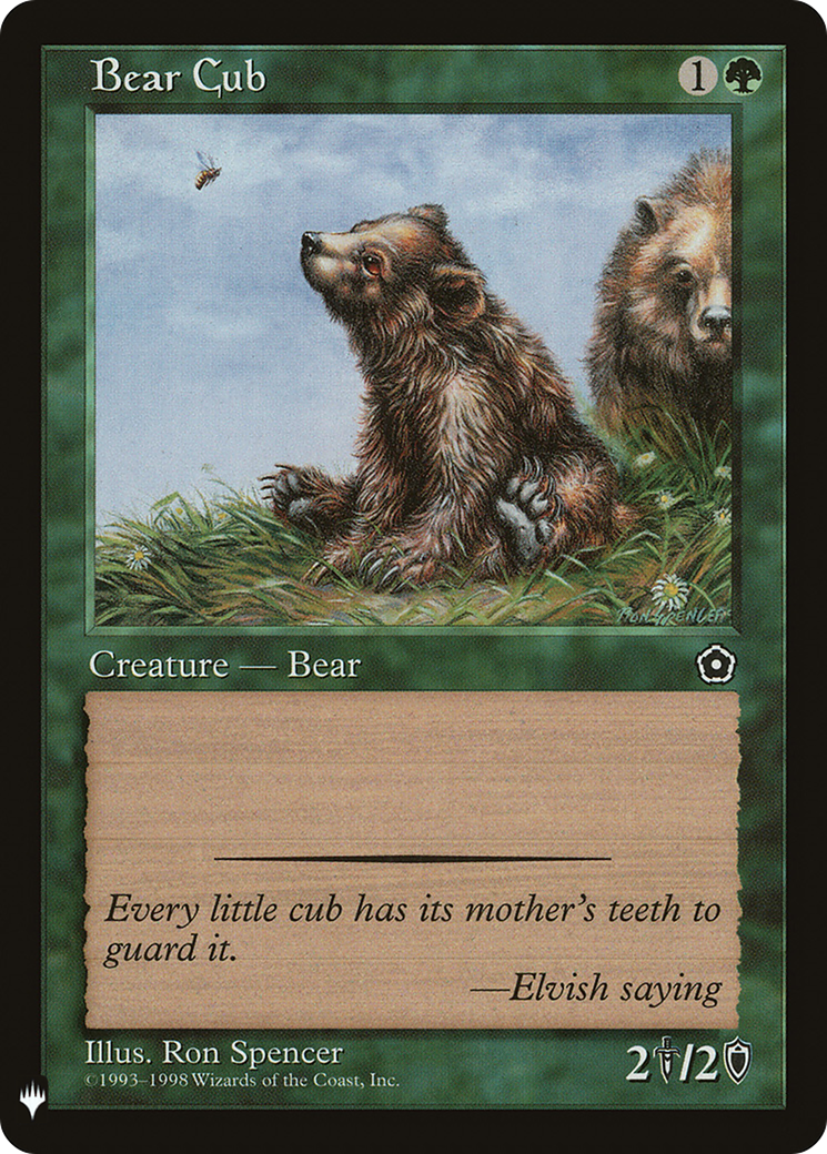 Bear Cub [Mystery Booster] | Grognard Games