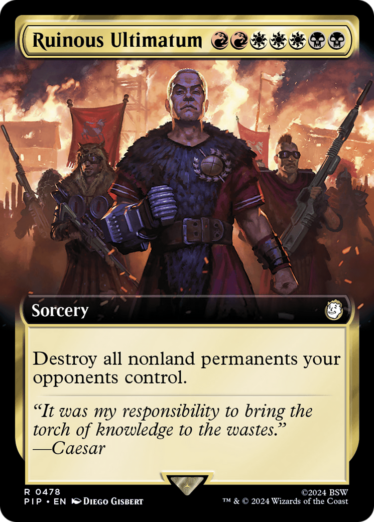 Ruinous Ultimatum (Extended Art) [Fallout] | Grognard Games