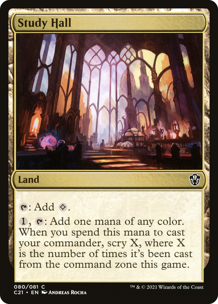 Study Hall [Commander 2021] | Grognard Games
