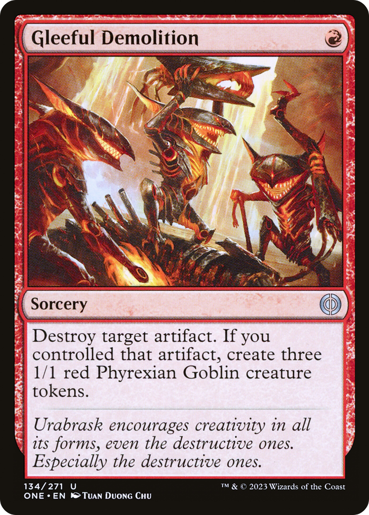 Gleeful Demolition [Phyrexia: All Will Be One] | Grognard Games