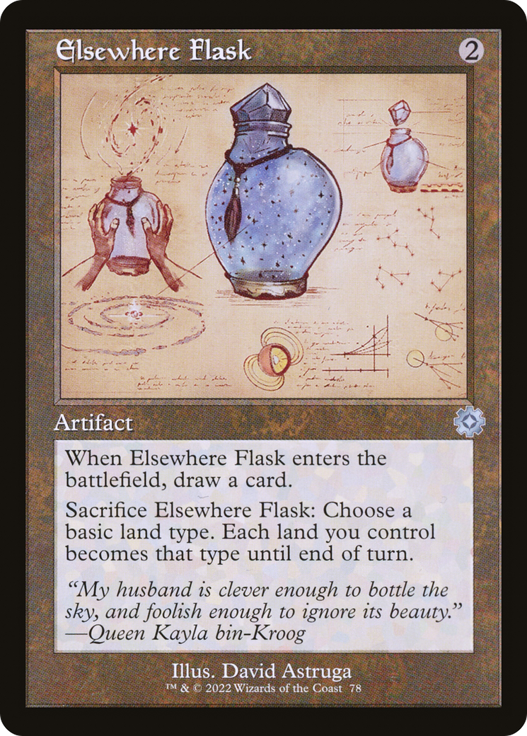 Elsewhere Flask (Retro Schematic) [The Brothers' War Retro Artifacts] | Grognard Games